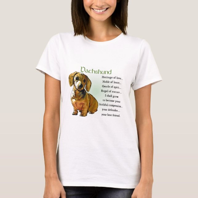 Camiseta Regalos de Dachshund (Anverso)