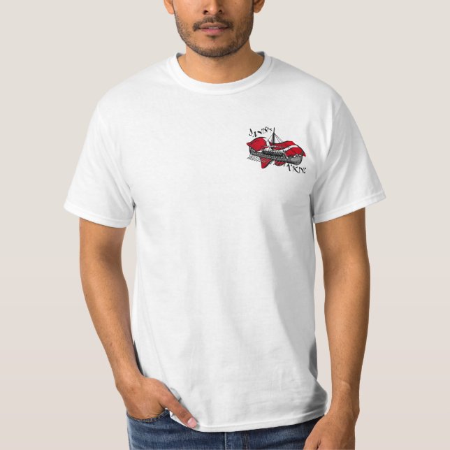 Camiseta Regalos de Dansk de la nave de Viking Viking del (Anverso)