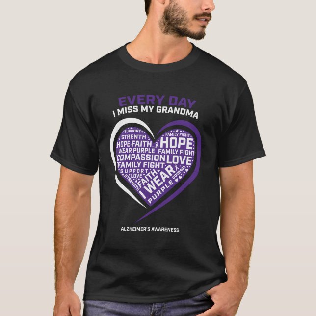 Camiseta Regalos De Demencia En Memoria De La Abuela Alzhei (Anverso)