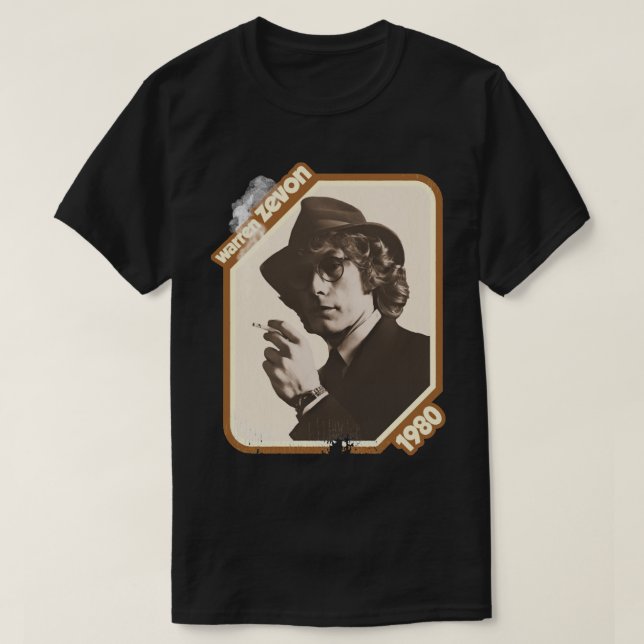 Camiseta Regalos De Día Warren Art Zevon Gráfico Para Los F (Diseño del anverso)