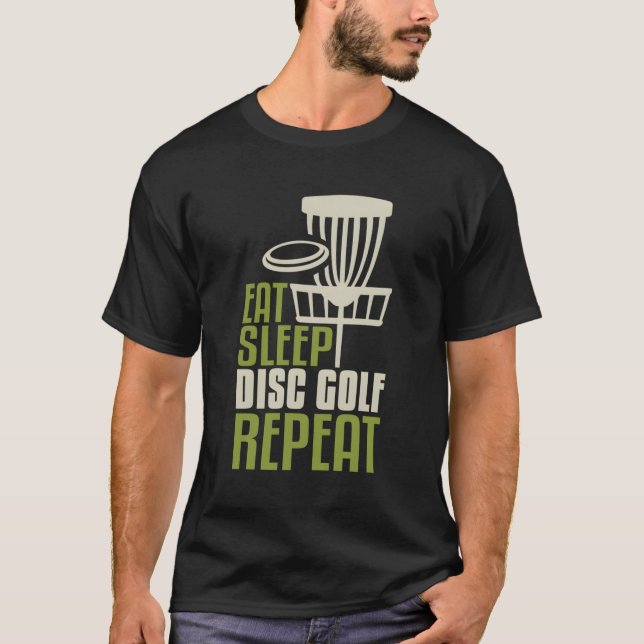 Camiseta Regalos de disco de golf divertidos Comer disco de (Anverso)