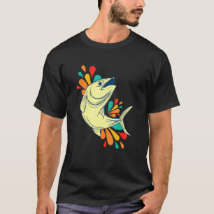 Camiseta Regalos de diseños de pesca geniales vintage retro