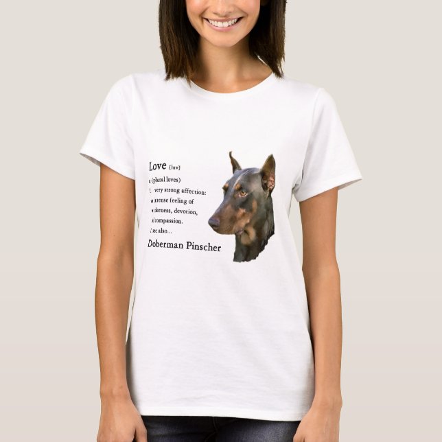 Camiseta Regalos de Doberman Pinscher (Anverso)