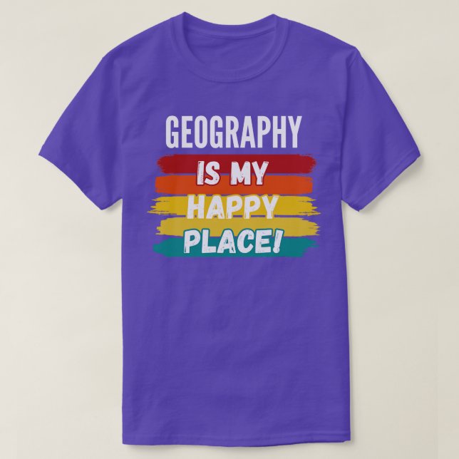 Camiseta Regalos de dominio de la geografía (Diseño del anverso)