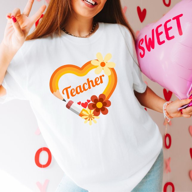 Camiseta Regalos de el día de San Valentín para profesores  (Subido por el creador)