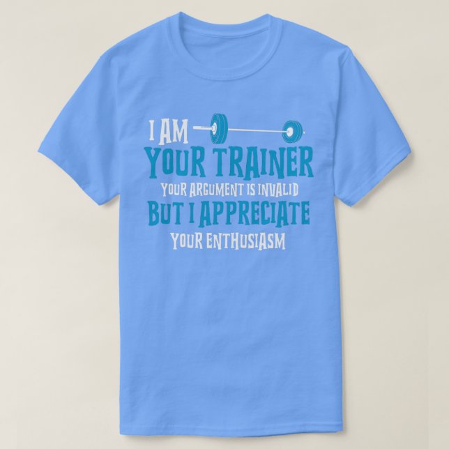 Camiseta Regalos de entrenador personal Yo soy tu entrenado (Diseño del anverso)