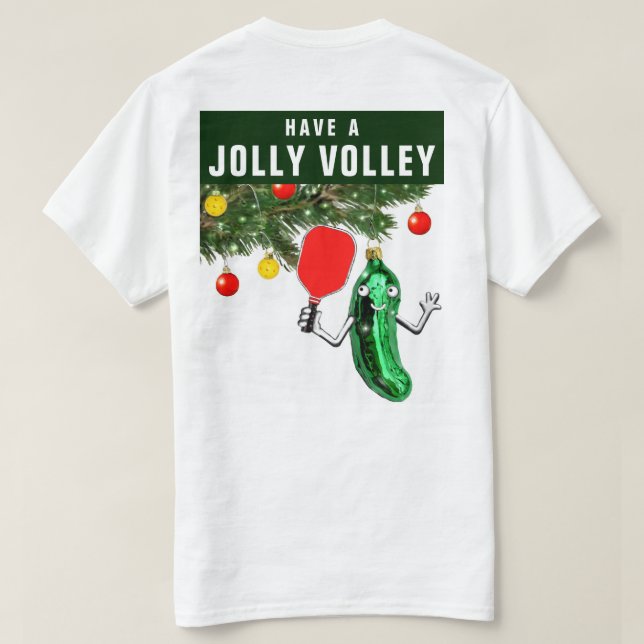 Camiseta Regalos de feriado de baloncesto (Reverso del diseño)