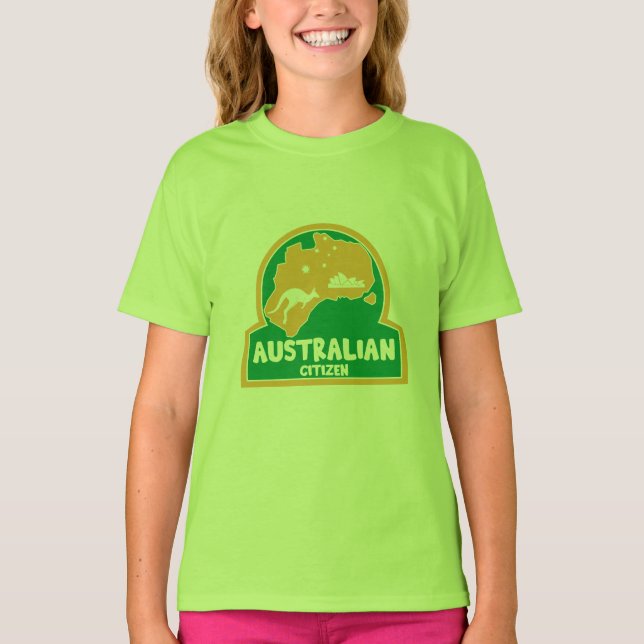 Camiseta Regalos de Fiesta de ciudadanía australiano (Anverso)