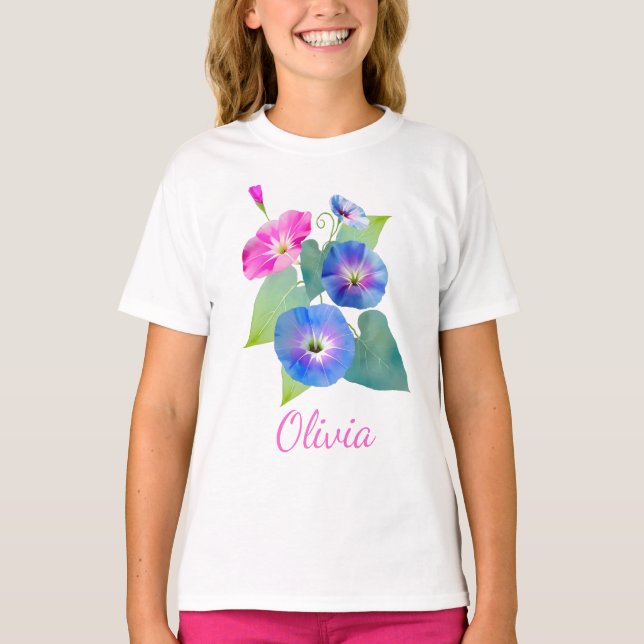 Camiseta Regalos de flores de nacimiento de septiembre Glor (Anverso)