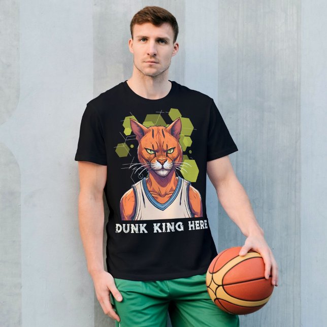 Camiseta Regalos de gato de Guay para aficionados al entren (Cool Cat Gifts for Basketball Lovers Coach Fans)
