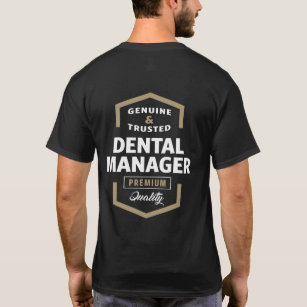 Camiseta Regalos de Gestor Dental Genuino
