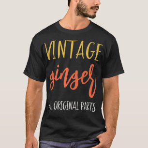 Camiseta Regalos De Ginger Para Hombres Cumpleaños De Ging