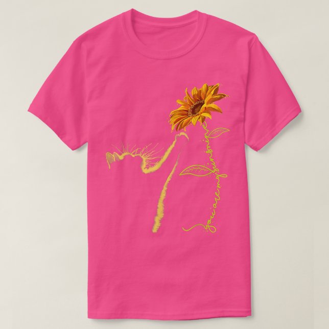 Camiseta Regalos De Girasol De Gato Para Los Amantes Del Ga (Diseño del anverso)