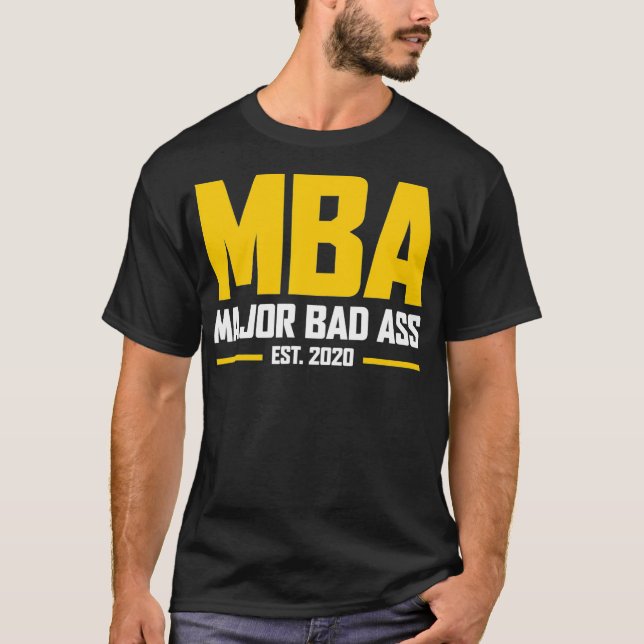 Camiseta Regalos de Graduación de MBA para el Graduado de M (Anverso)