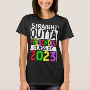 Camiseta Regalos de graduación de Straight Outta Preschool
