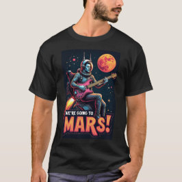 Camiseta Regalos de Graduación Diseño Gráfico Vamos a Marte