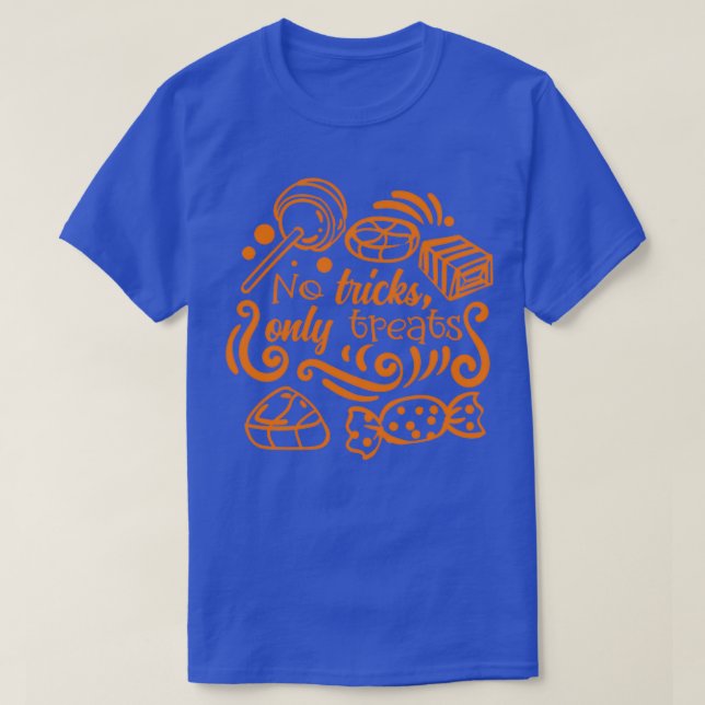 Camiseta Regalos de Halloween's amp No trucos sólo trucos (Diseño del anverso)