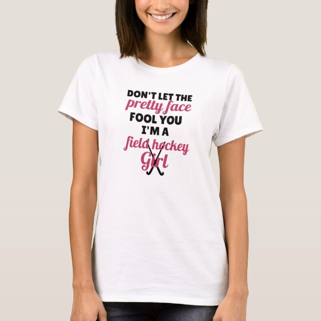 Camiseta Regalos De Hockey Para Mujeres Jugadoras De Hockey (Anverso)