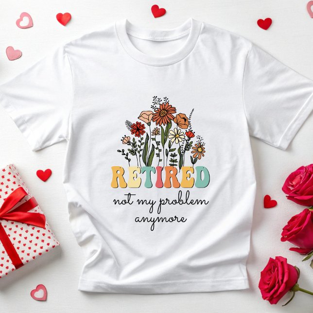 Camiseta Regalos De Jubilación De Flores Silvestres 2025 Pa (Subido por el creador)