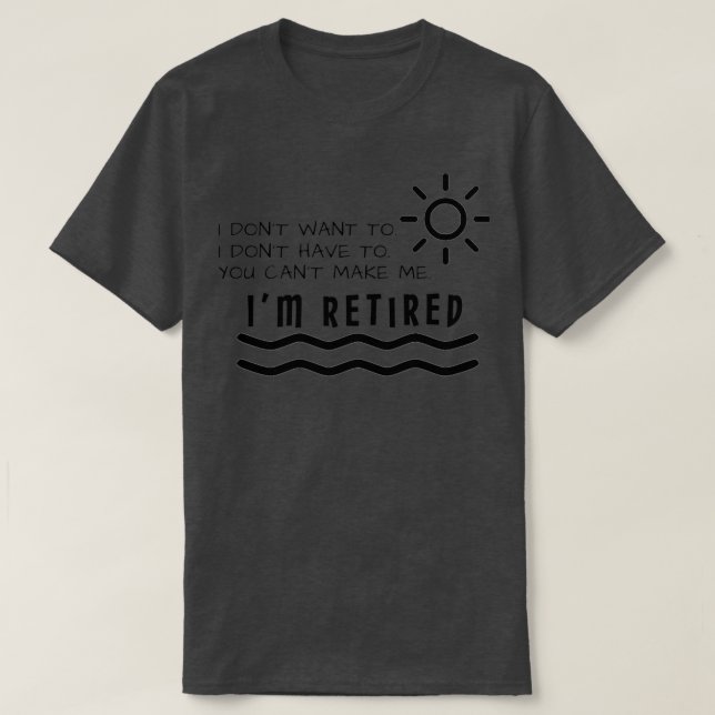 Camiseta Regalos De Jubilación Graciosos Para Hombres Mujer (Diseño del anverso)