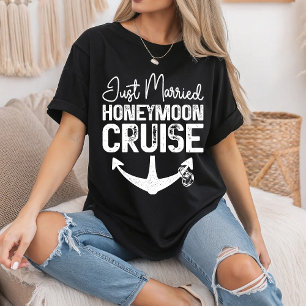 Camiseta Regalos de juego de crucero con luna de miel recié
