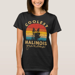 Camiseta Regalos de la abuela más genial Malinois Belga par