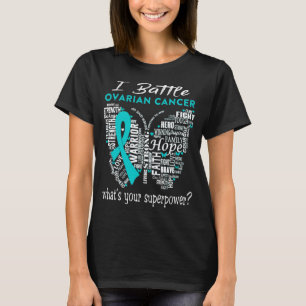 Camiseta Regalos de la Cinta de Cáncer de Ovario Mes de Co