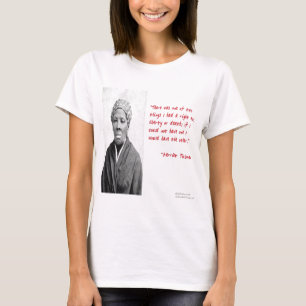 Camiseta Regalos de la cita de Harriet Tubman "Libertad o M