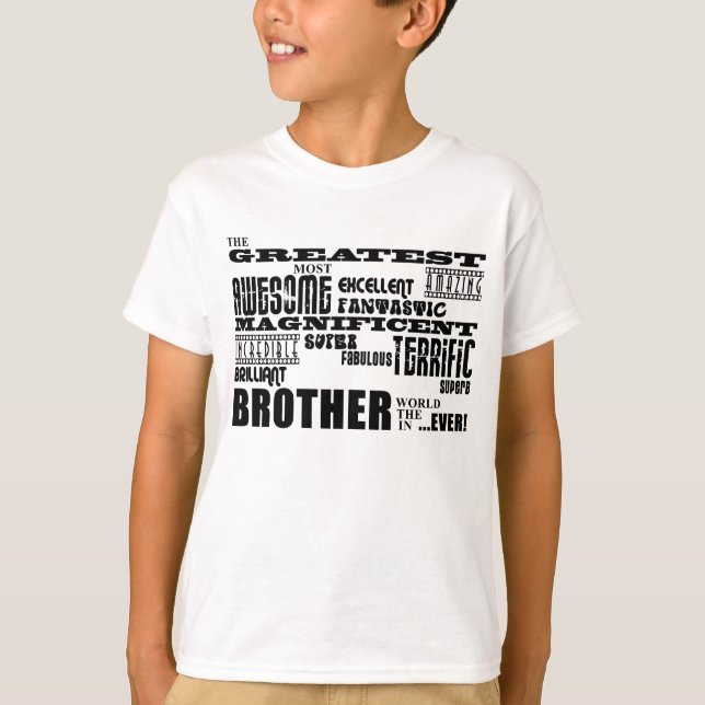 Camiseta Regalos de la diversión para los hermanos: Brother (Anverso)