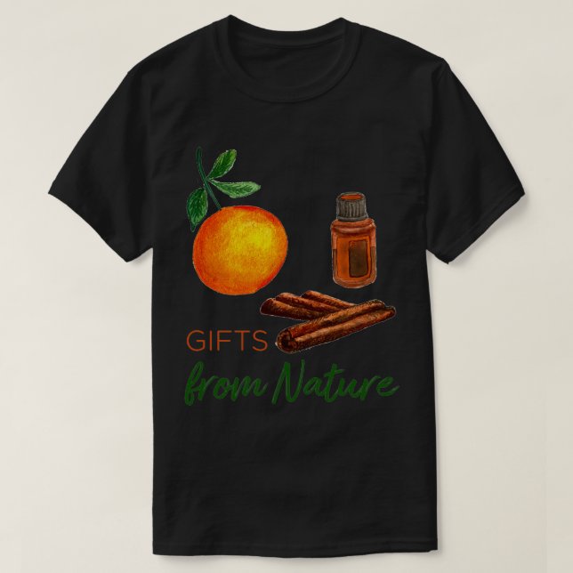 Camiseta Regalos de la Naturaleza (Diseño del anverso)