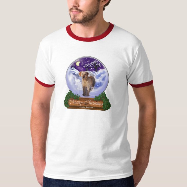Camiseta Regalos de Labrador Recuperador de Navidades (Anverso)