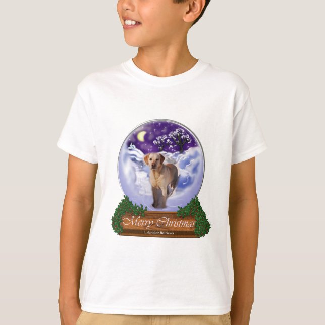 Camiseta Regalos de Labrador Recuperador de Navidades (Anverso)