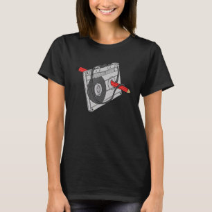 Camiseta Regalos de lápiz Cassette de los años 90 de Vintag