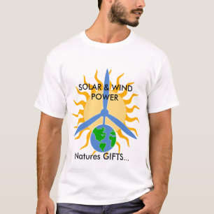 Camiseta REGALOS de las naturalezas…, SOLAR y VIENTO…
