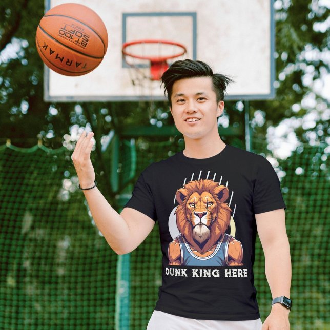 Camiseta Regalos de leones de Guay para aficionados al entr (Cool Lion Gifts for Basketball Lovers Coach Fans)