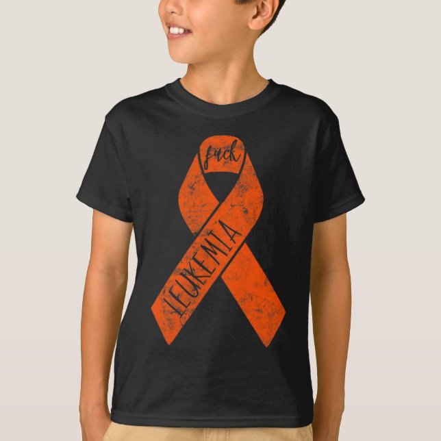 Camiseta Regalos De Leucemia Para Mujeres Con Cáncer De Fck (Anverso)