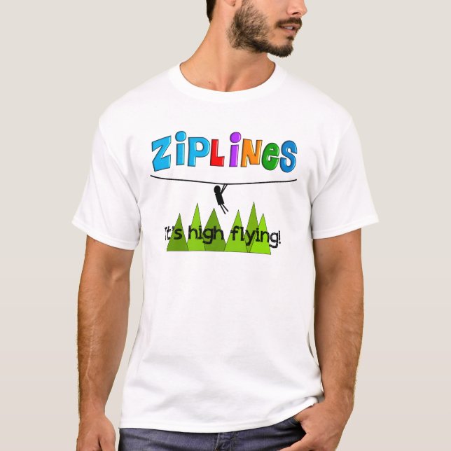Camiseta Regalos de los amantes de ZipLine (Anverso)