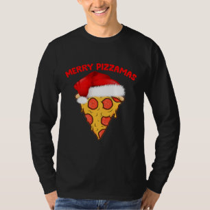 Camiseta Regalos de los Navidades de Merry Pizzamas Pizza P