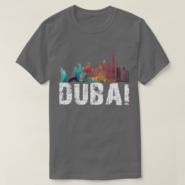 Camiseta Regalos de los recuerdos de vacaciones de Dubái pa (Diseño del anverso)