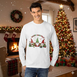 Camiseta Regalos de los tres gnomos de Navidad