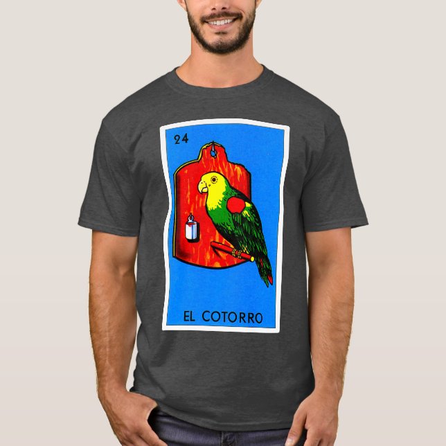 Camiseta Regalos de lotería mexicana Bingo mexicano El Coto (Anverso)