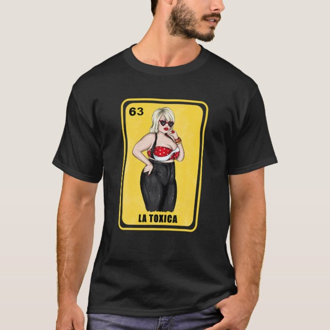 Camiseta Regalos de lotería mexicanos Chicas de Bingo de Lo (Anverso)