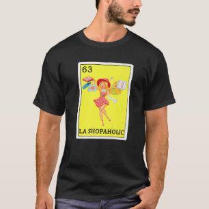 Camiseta Regalos De Lotería Shopaholic Para Mujeres Lott M