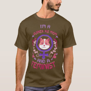 Camiseta regalos de mamá de conejillo de Indias, soy mamá d