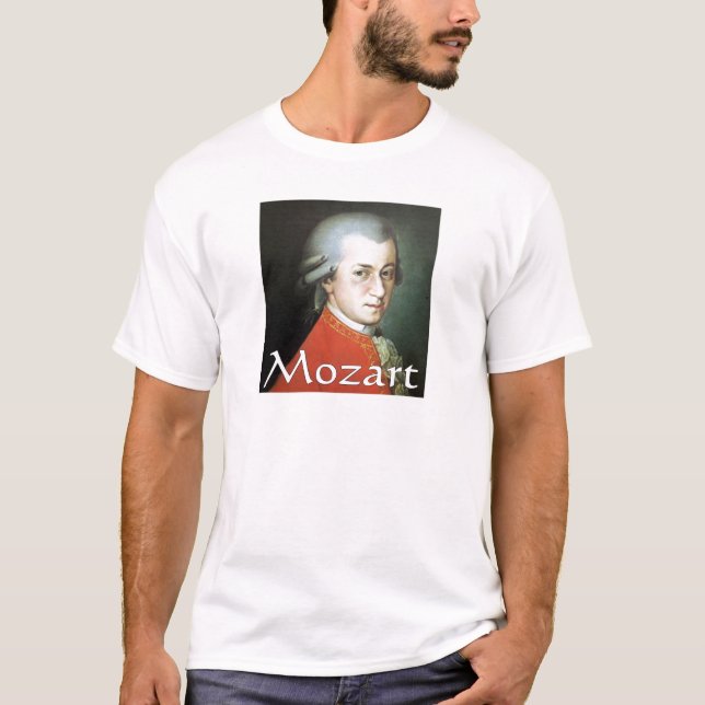 Camiseta Regalos de Mozart para los amantes de la música (Anverso)