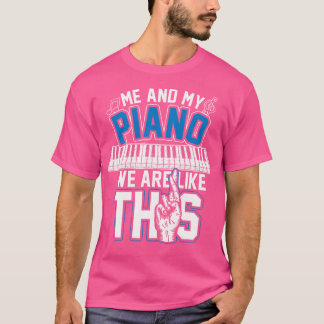 Camiseta Regalos de música de instrumento musical Pianista 