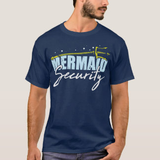 Camiseta Regalos De Natación De Seguridad De La Sirena Para