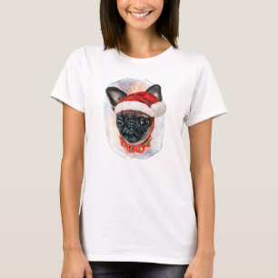 Camiseta Regalos de Navidad de Bruselas Griffon para amante