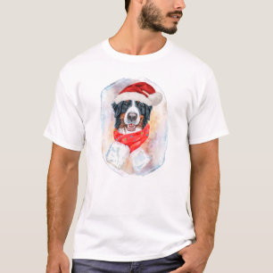 Camiseta Regalos de Navidad del perro de la montaña de Bern