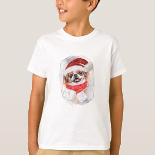 Camiseta Regalos de Navidad para Amantes de Perros Chin Jap